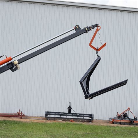 skid steer crane boom|26' skid steer truss boom.